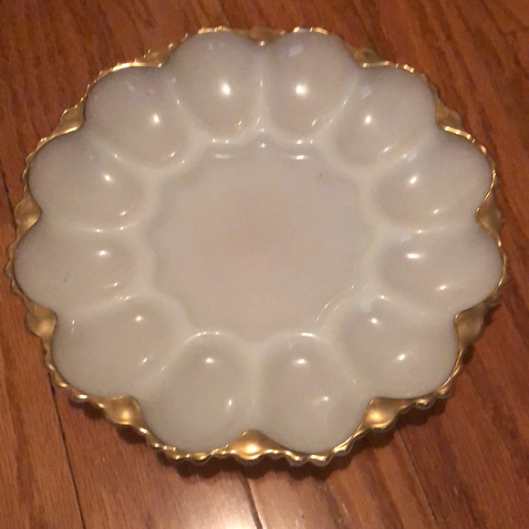 Anchor Hocking | Kitchen | Vintage Anchor Hocking Milk Glass Deviled